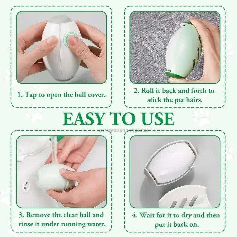 Reusable Lint Remover Roller – Washable Lint & Fur Cleaner