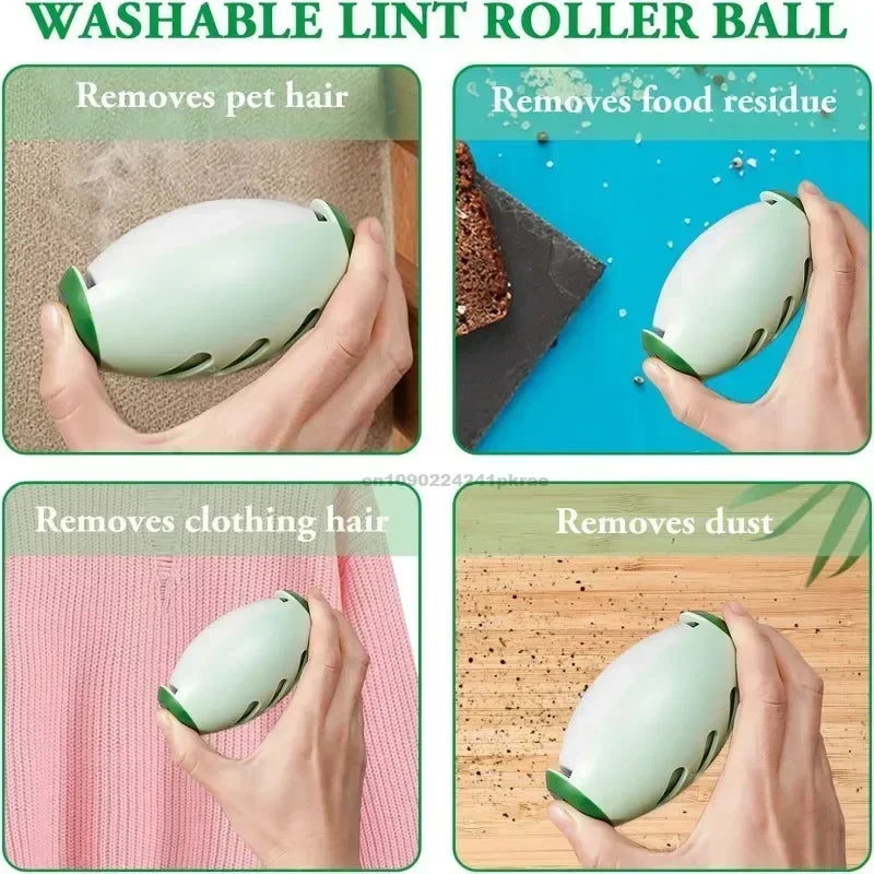 Reusable Lint Remover Roller – Washable Lint & Fur Cleaner