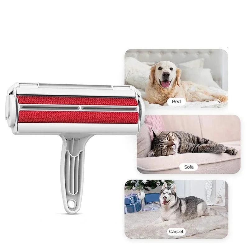Reusable Pet Hair Remover Roller for Sofa, Clothes & Carpets
