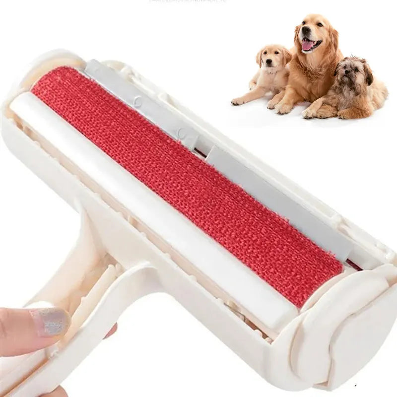 Reusable Pet Hair Remover Roller for Sofa, Clothes & Carpets